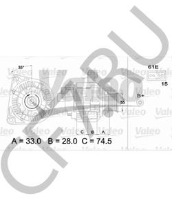 YLE102500L Генератор Land Rover в городе Воронеж