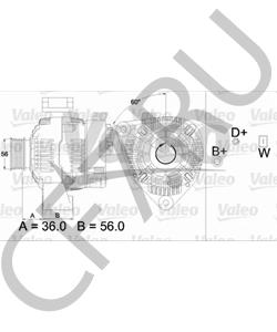 101544702 Генератор SSANGYONG в городе Воронеж