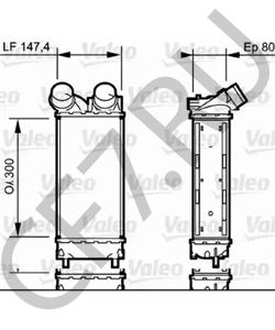 384L4 Интеркулер CITROËN в городе Воронеж