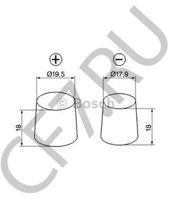 4F0 915 105 E Стартерная аккумуляторная батарея SEAT в городе Воронеж