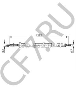 4745 89 Трос, стояночная тормозная система TALBOT в городе Воронеж