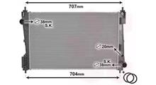 FIAT / LANCIA Радиатор, охлаждение двигателя