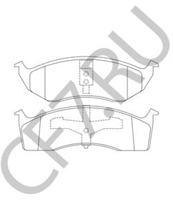 4773264 Комплект тормозных колодок, дисковый тормоз PLYMOUTH в городе Воронеж