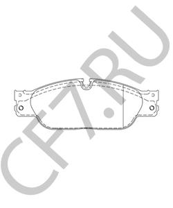 C2C23786 Комплект тормозных колодок, дисковый тормоз DAIMLER в городе Воронеж