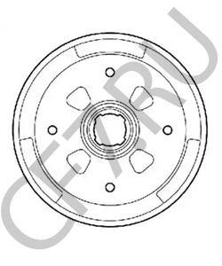 DA0126251 Тормозной барабан MAZDA в городе Воронеж