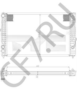 8D0121251BC Радиатор, охлаждение двигателя VW/SEAT в городе Воронеж