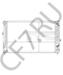 8D0121251BB Радиатор, охлаждение двигателя VW/SEAT в городе Воронеж