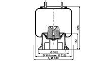 MERITOR Кожух пневматической рессоры