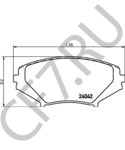 MDK0250 Комплект тормозов, дисковый тормозной механизм Bugatti в городе Воронеж