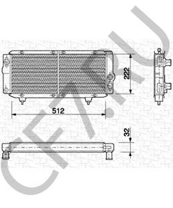 91513957 Радиатор, охлаждение двигателя TALBOT в городе Воронеж
