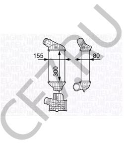 0384.P6 Интеркулер CITROËN/PEUGEOT в городе Воронеж