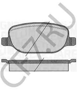 77366753 Комплект тормозных колодок, дисковый тормоз ALFAROME/FIAT/LANCI в городе Воронеж