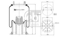 MERITOR Кожух пневматической рессоры