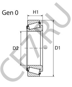 5183845/6 Комплект подшипника ступицы колеса MASSEY FERGUSON в городе Воронеж