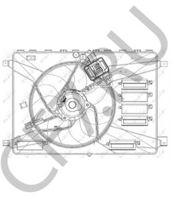 LR002660 Вентилятор, охлаждение двигателя Land Rover в городе Воронеж