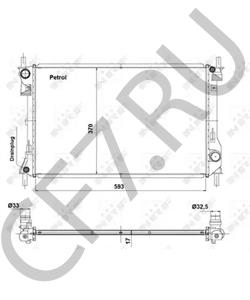 6N298005DA Радиатор, охлаждение двигателя FORD ASIA / OCEANIA в городе Воронеж