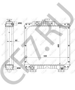 5099122 Радиатор, охлаждение двигателя CASE IH в городе Воронеж