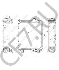 82033774 Радиатор, охлаждение двигателя STEYR в городе Воронеж