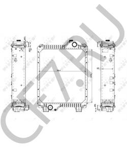 82033791 Радиатор, охлаждение двигателя CASE IH в городе Воронеж