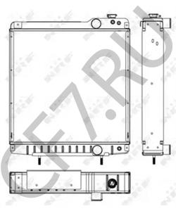 A190807 Радиатор, охлаждение двигателя CASE IH в городе Воронеж
