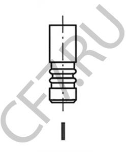 JDE1582 Впускной клапан JAGUAR в городе Воронеж