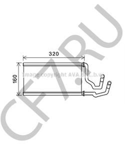 89022548 Теплообменник, отопление салона CADILLAC в городе Воронеж