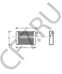 LHT5009 Теплообменник, отопление салона AUSTIN в городе Воронеж