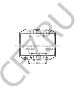 651866 Радиатор, охлаждение двигателя CARBODIES в городе Воронеж