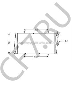 PCC1006 Радиатор, охлаждение двигателя AUSTIN в городе Воронеж