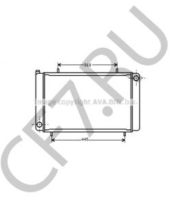 ATP1025 Радиатор, охлаждение двигателя AUSTIN в городе Воронеж