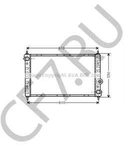 060971 Радиатор, охлаждение двигателя FSO в городе Воронеж
