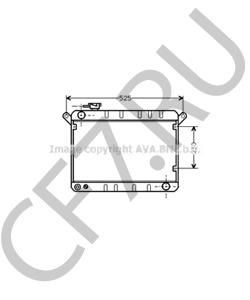 012284 Радиатор, охлаждение двигателя FSO в городе Воронеж