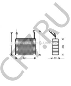 3903062 Испаритель, кондиционер FORD USA в городе Воронеж