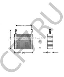 E90Z19860A Испаритель, кондиционер FORD USA в городе Воронеж