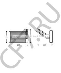 E9TZ18476A Теплообменник, отопление салона FORD USA в городе Воронеж