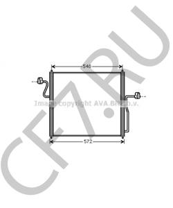 4098435 Конденсатор, кондиционер FORD USA в городе Воронеж