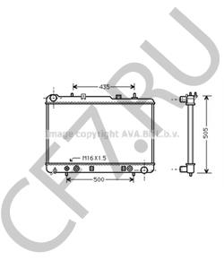 2131005320X Радиатор, охлаждение двигателя SSANGYONG в городе Воронеж