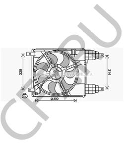 96808149 Вентилятор, охлаждение двигателя CHEVROLET в городе Воронеж