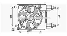 CHEVROLET Вентилятор, охлаждение двигателя