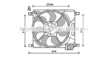 CHEVROLET Вентилятор, охлаждение двигателя