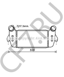 281904X650 Интеркулер KIA в городе Воронеж