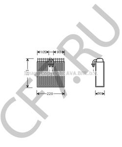 46722081 Испаритель, кондиционер LANCIA в городе Воронеж