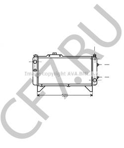 97517167 Радиатор, охлаждение двигателя TALBOT в городе Воронеж