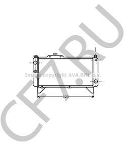 97520340 Радиатор, охлаждение двигателя TALBOT в городе Воронеж