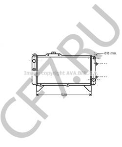 52233222 Радиатор, охлаждение двигателя TALBOT в городе Воронеж