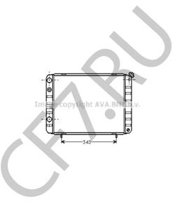 97501534 Радиатор, охлаждение двигателя TALBOT в городе Воронеж