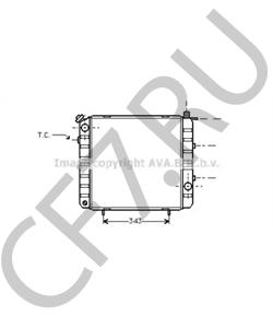 42714300 Радиатор, охлаждение двигателя TALBOT в городе Воронеж