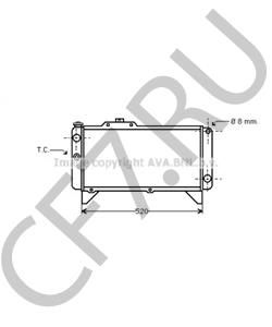 56919791 Радиатор, охлаждение двигателя TALBOT в городе Воронеж