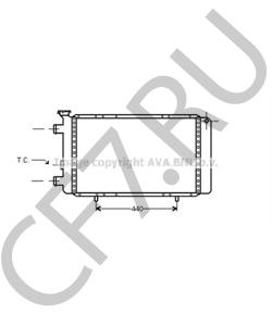 7701349436 Радиатор, охлаждение двигателя ARO в городе Воронеж