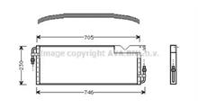 PORSCHE Конденсатор, кондиционер